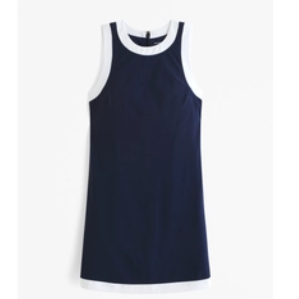 Abercrombie & Fitch High-Neck Traveler Mini Dress - XL Tall -NWT
